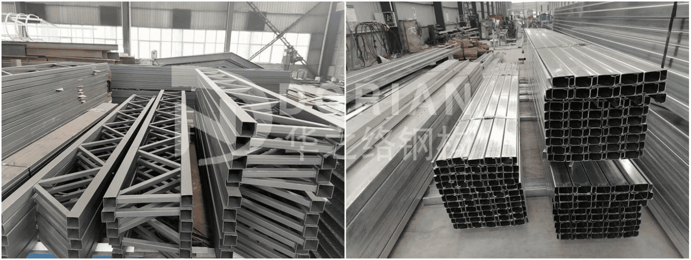 Truss Steel Structure Warehouse with 2 Sets 1000m2 in Thailand 02