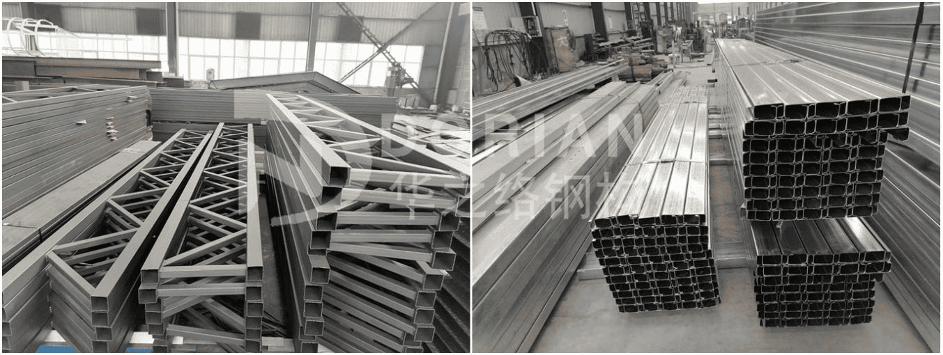 Truss Steel Structure Warehouse with 2 Sets 1000m2 in Thailand 2