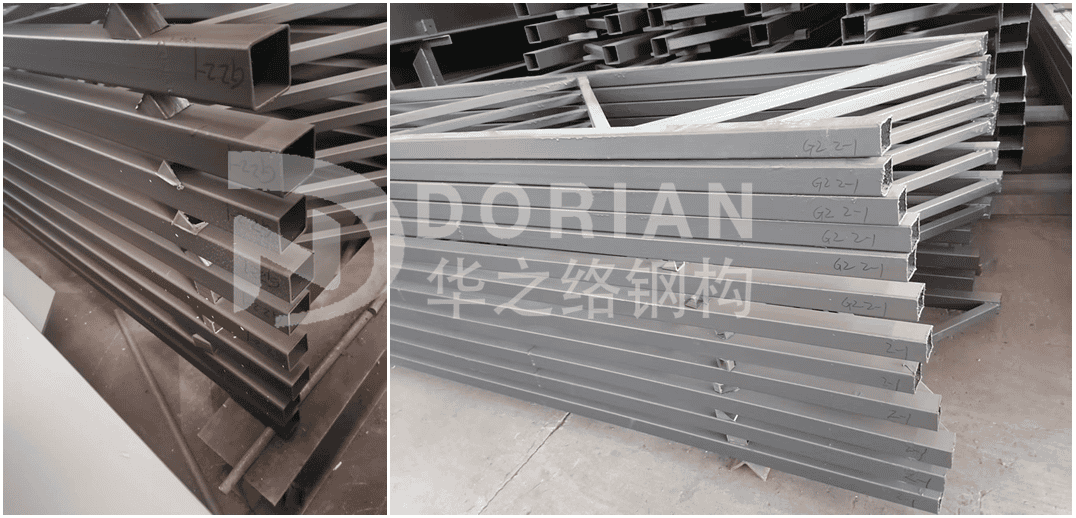 Truss Steel Structure Warehouse with 2 Sets 1000m2 in Thailand 3