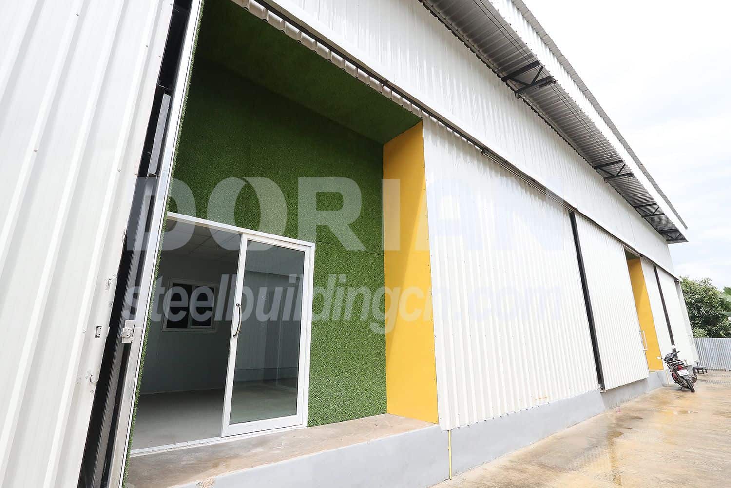 Truss Steel Structure Warehouse with 2 Sets 1000m2 in Thailand 9