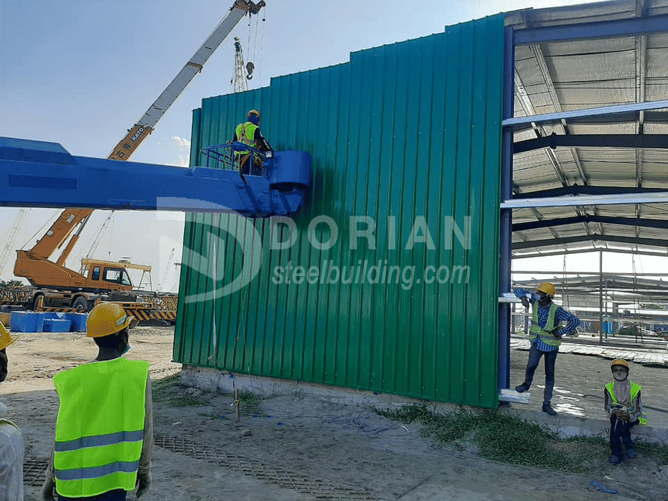 1100 Square Meters Steel Structure Warehouse In Thailand 1