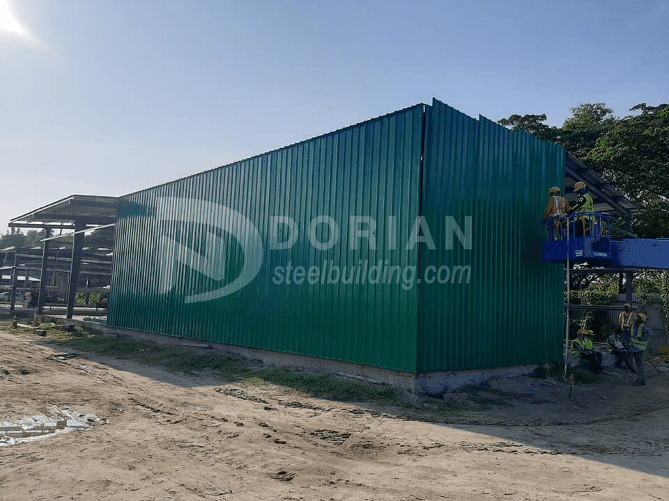 1100 Square Meters Steel Structure Warehouse In Thailand 7