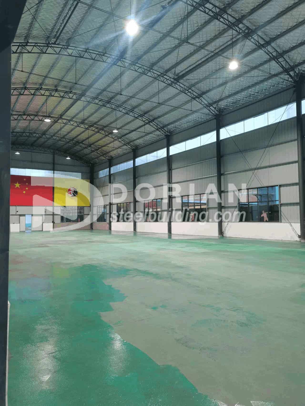 1260 Square Meters Steel Structure Commercial Building Kongfu school In Luoyang China 6
