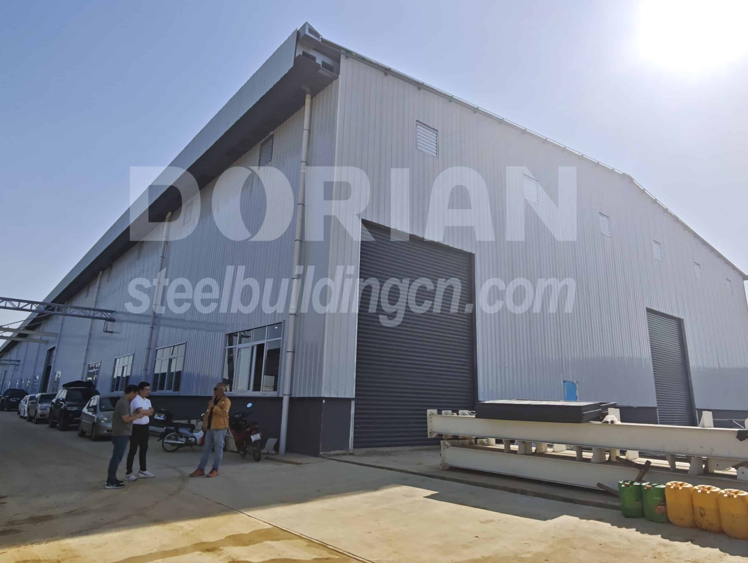 8064 Square Meter Steel Structure Workshop Project In Thailand 06