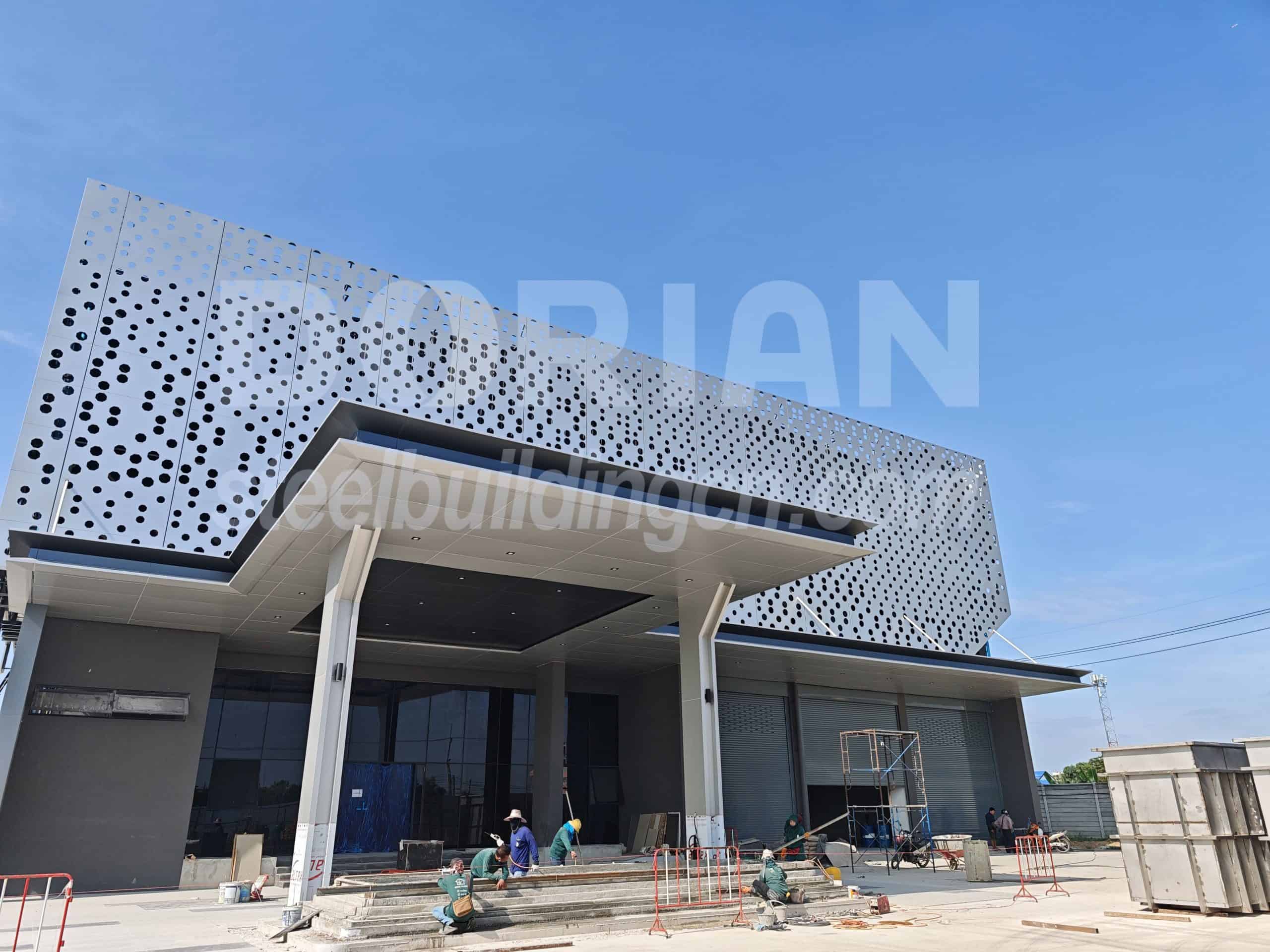 8064 Square Meter Steel Structure Workshop Project In Thailand 07