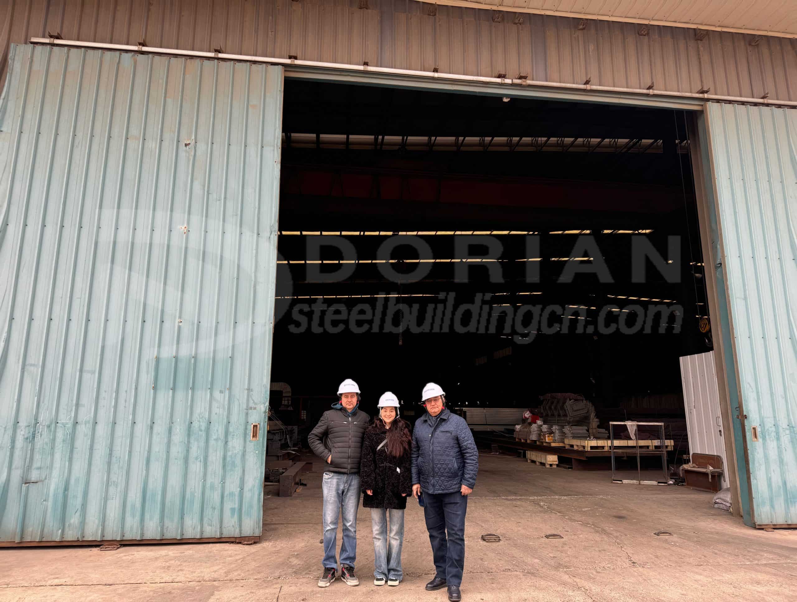 Welcome Bulgarian customer to visit Dorian factory 3