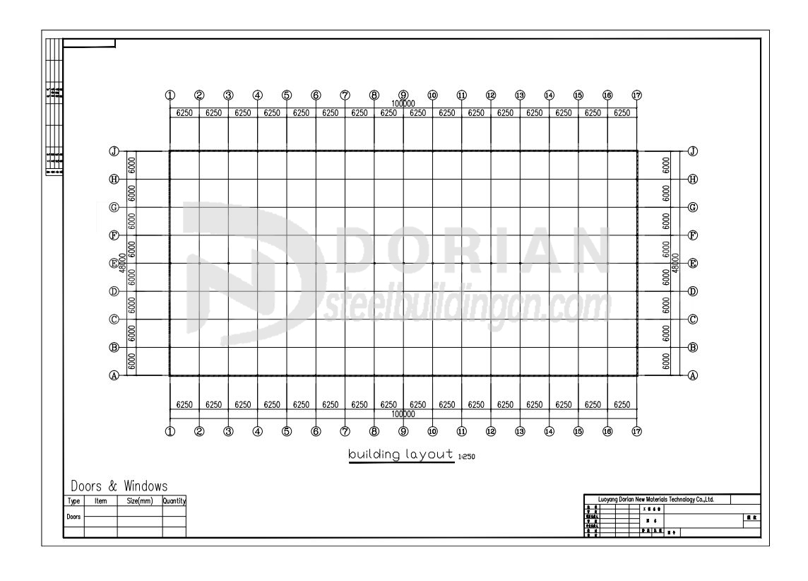 4800 square meter steel structure textile factory in Guatemala 02