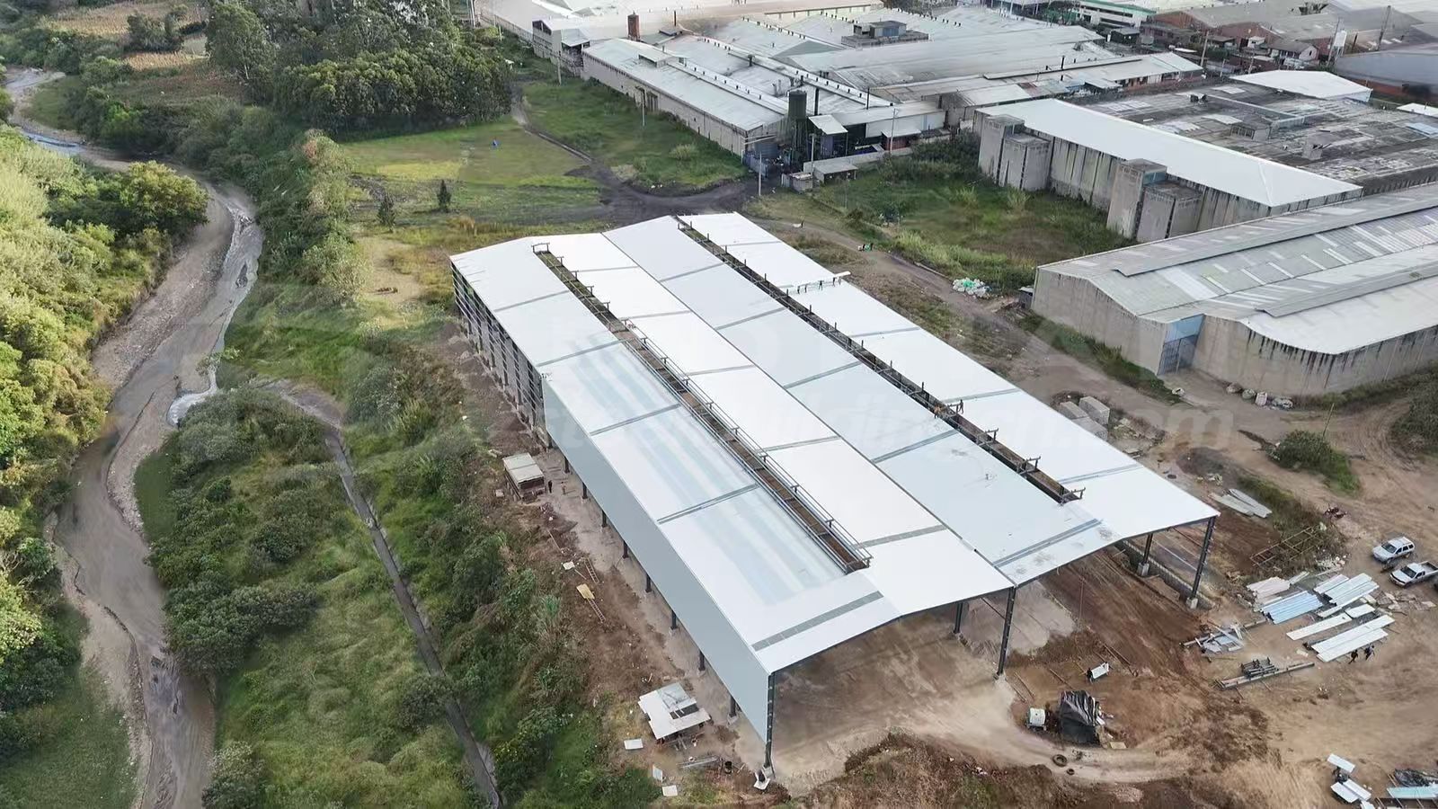 4800 square meter steel structure textile factory in Guatemala 09