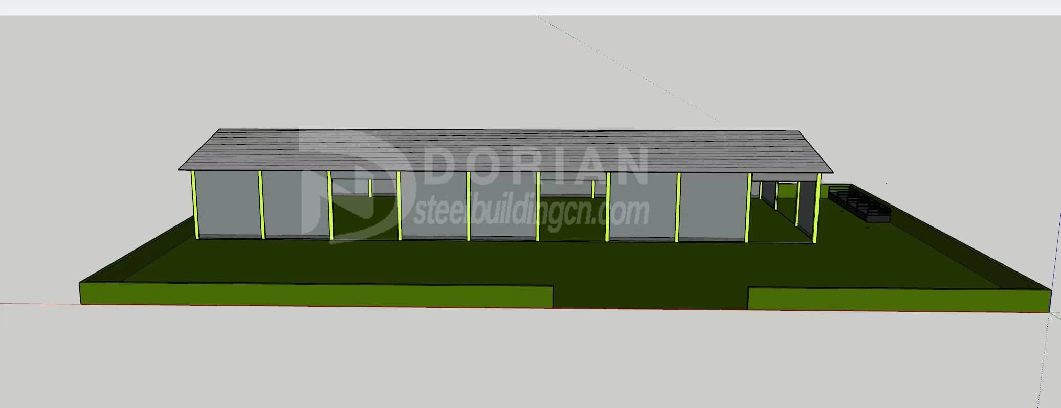 1000 Square Meter Steel Structure Warehouse in Laem Chabang, Thailand 3