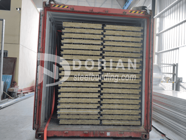 4000 Meters Rock Wool Sandwich Panel in Republic of El Salvador 1