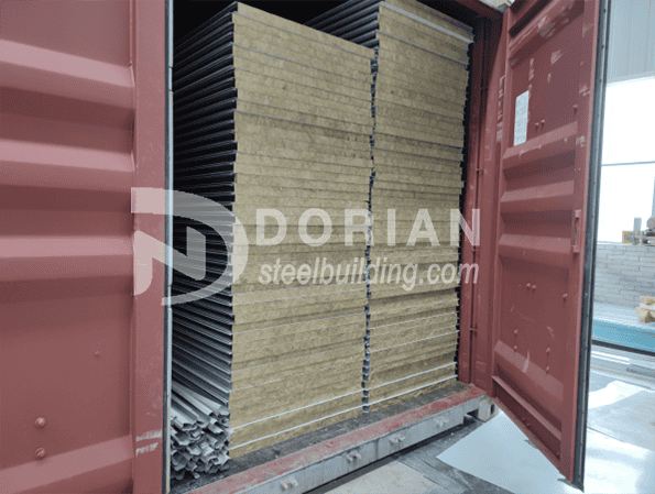 4000 Meters Rock Wool Sandwich Panel in Republic of El Salvador 2