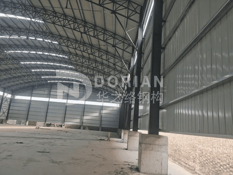 4050 Square Meters Truss Steel Structure Workshop In China 5