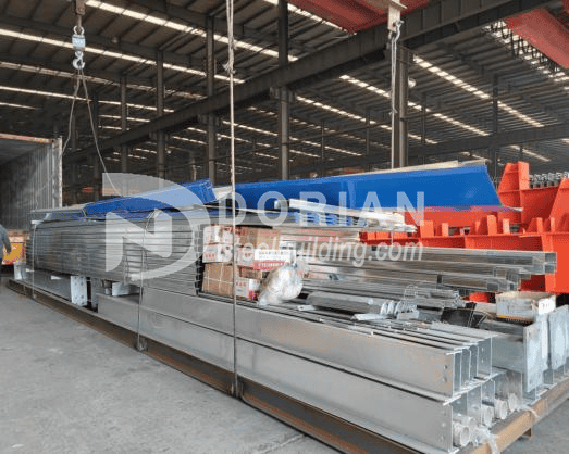 576 Square Meter Steel structure building in Mauritius 5