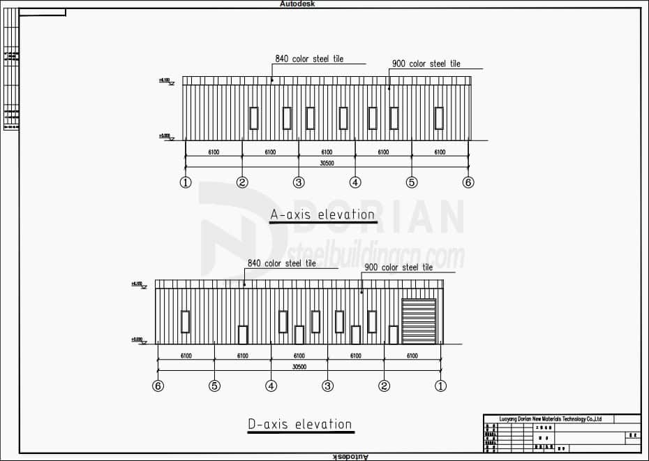 6000 Square Feet Steel Structure Warehouse in USA 1