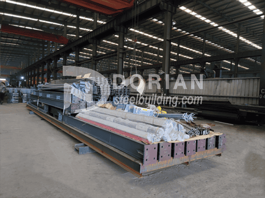 7225 Square Feet Steel Structure Workshop In St Kitts 6