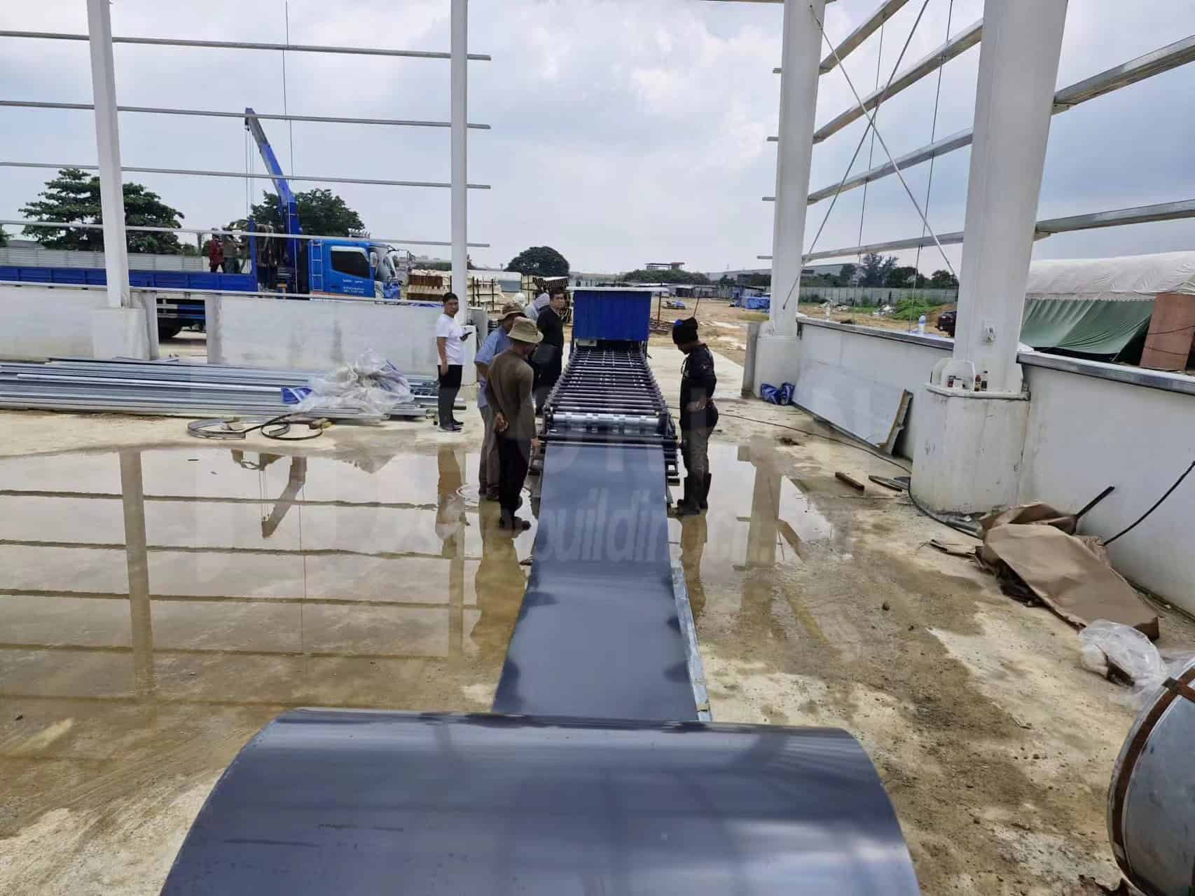 8064 Square Meter Steel Structure Workshop Project In Thailand 5
