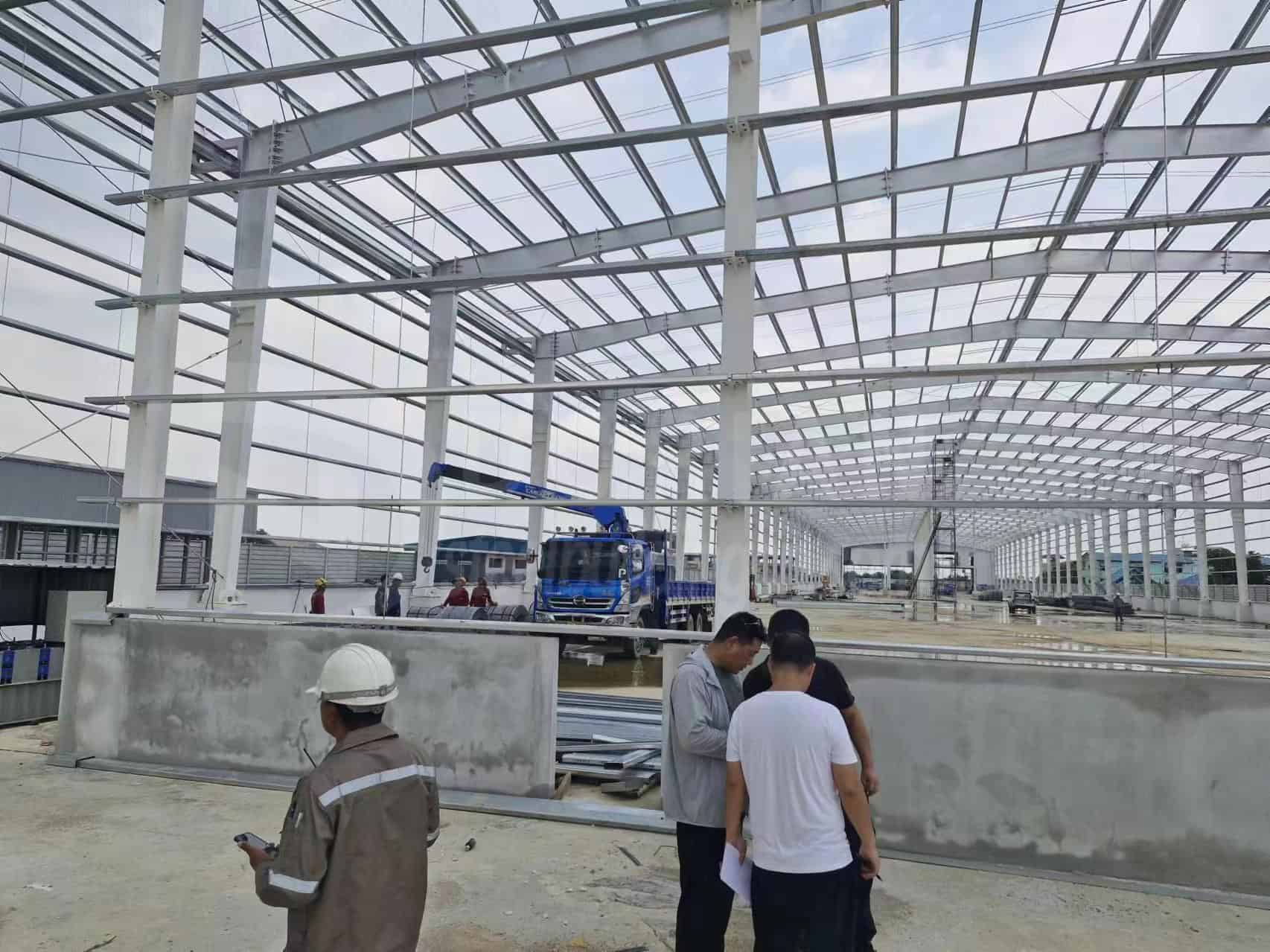 8064 Square Meter Steel Structure Workshop Project In Thailand 6