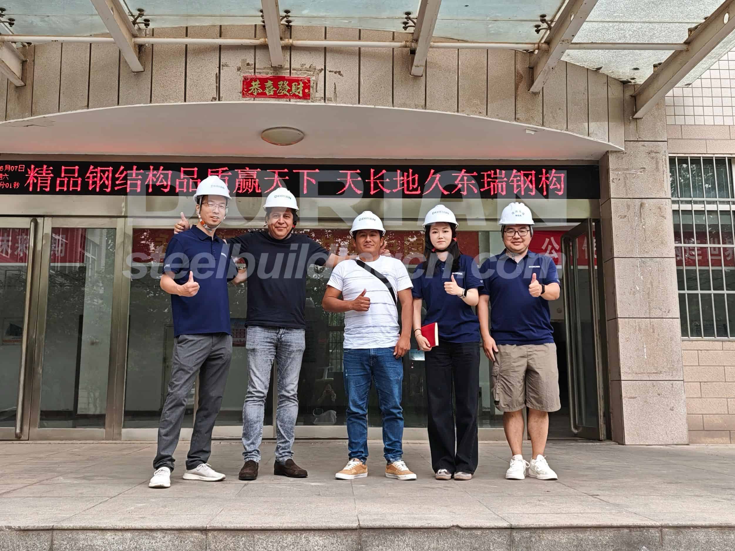 Peru Clients Visiting Dorian Factory in June 2025 01