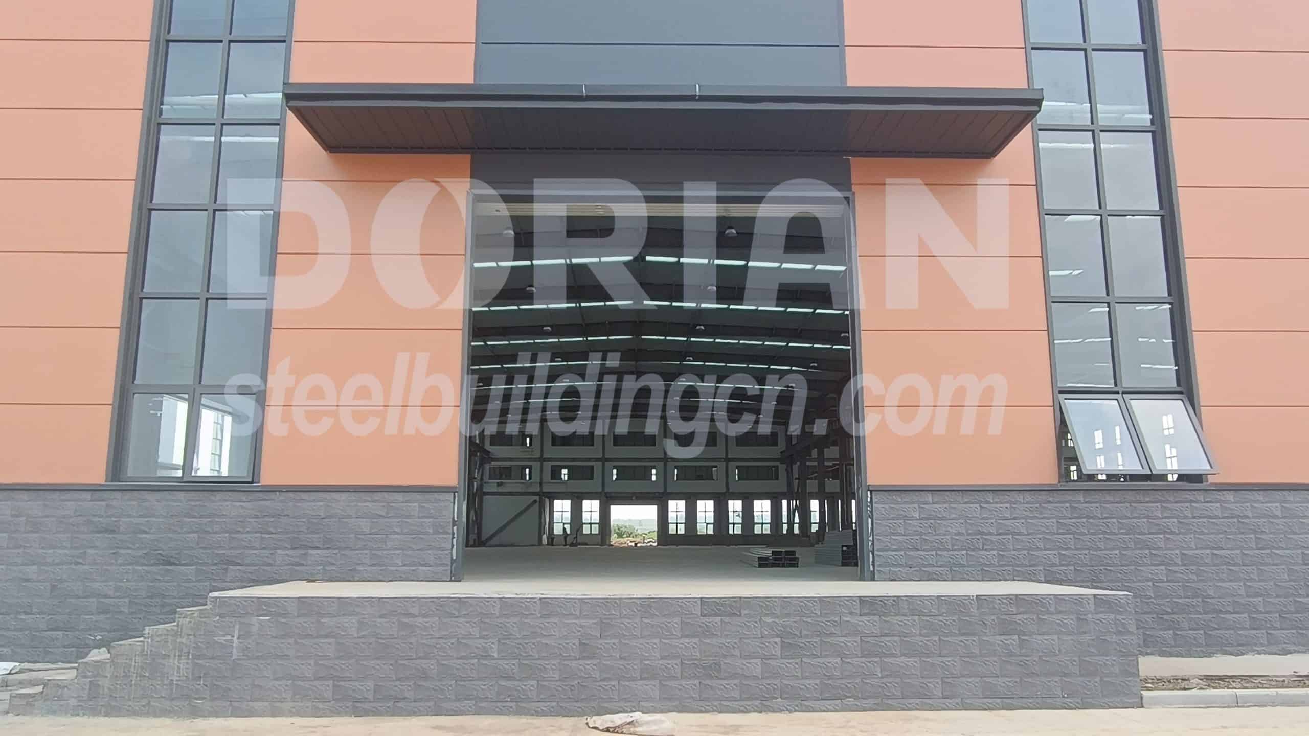 12500 Square Meters 3 Sets Steel Workshop In China 05