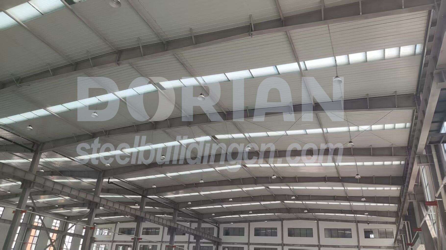 12500 Square Meters 3 Sets Steel Workshop In China 06