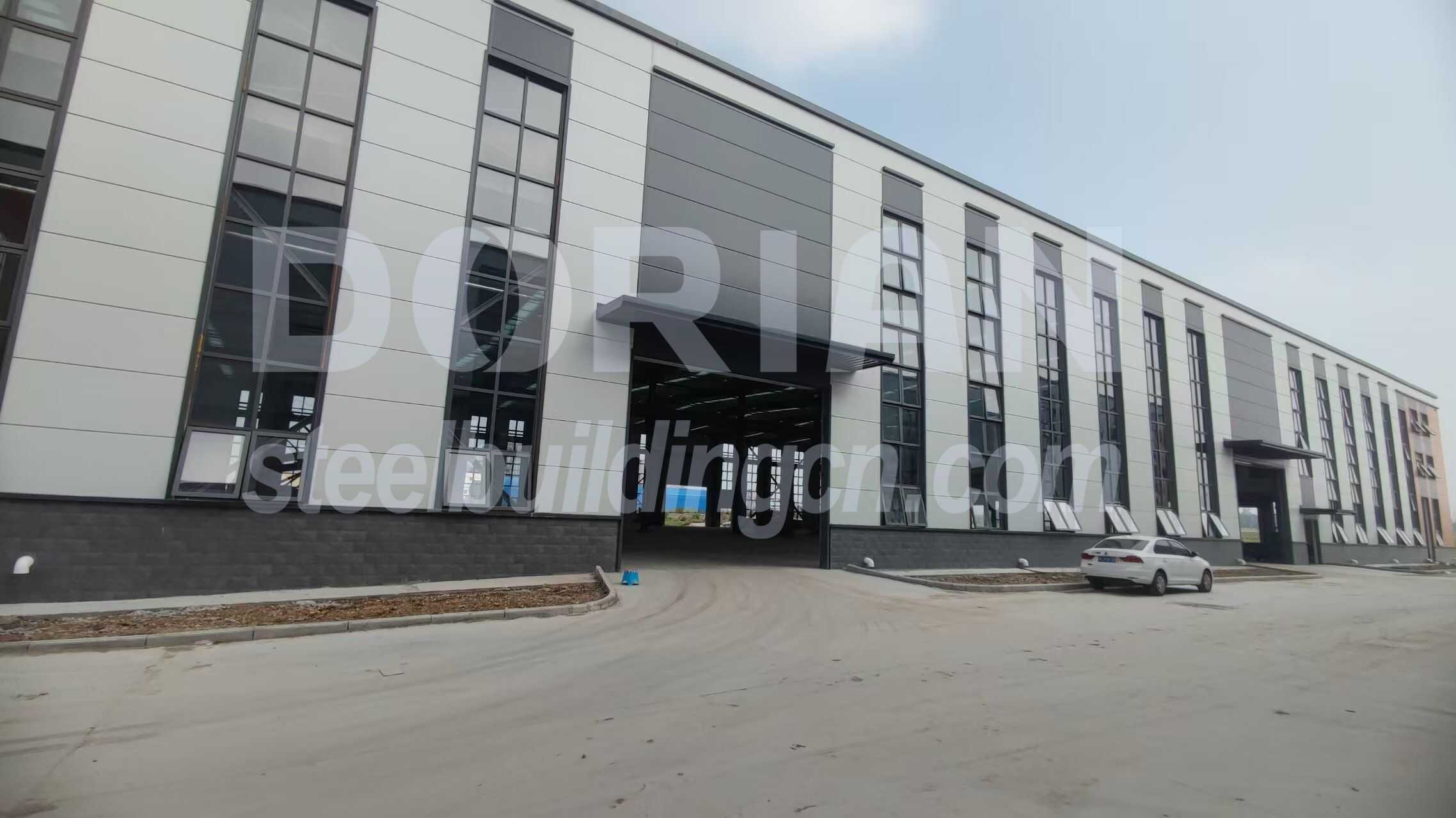 12500 Square Meters 3 Sets Steel Workshop In China 09