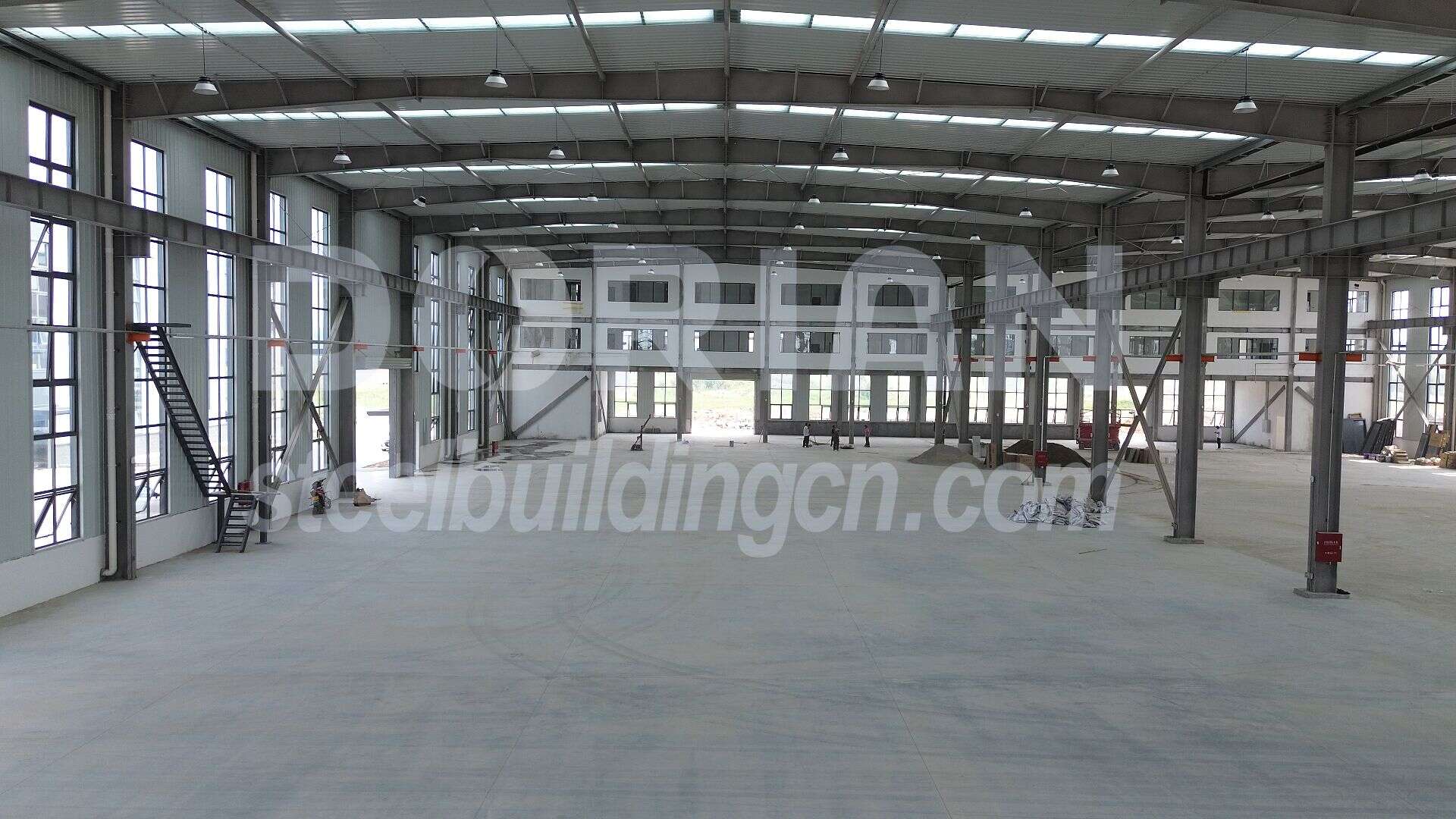 12500 Square Meters 3 Sets Steel Workshop In China 11