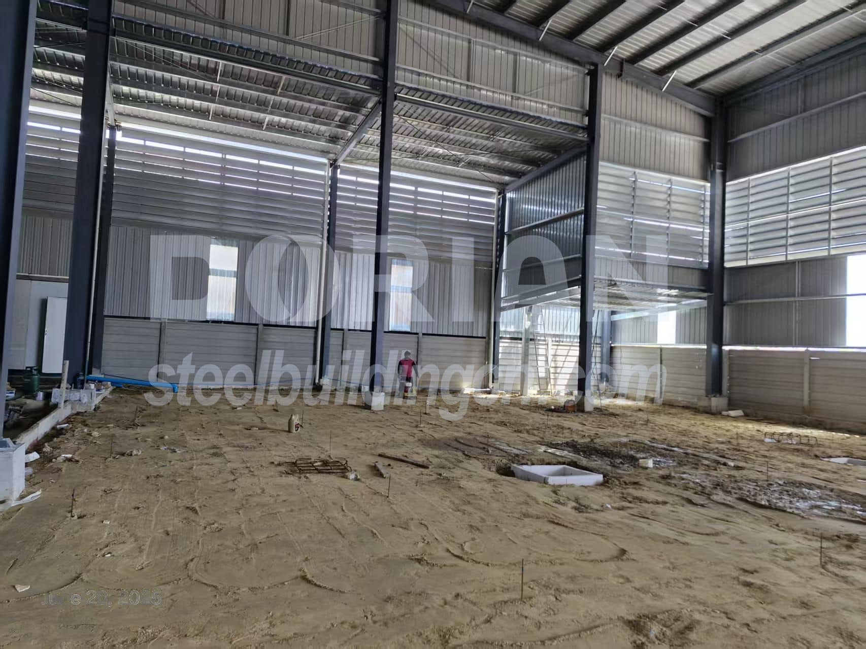 2610 Square Meters Steel Structure Cold Storage in Thailand 06