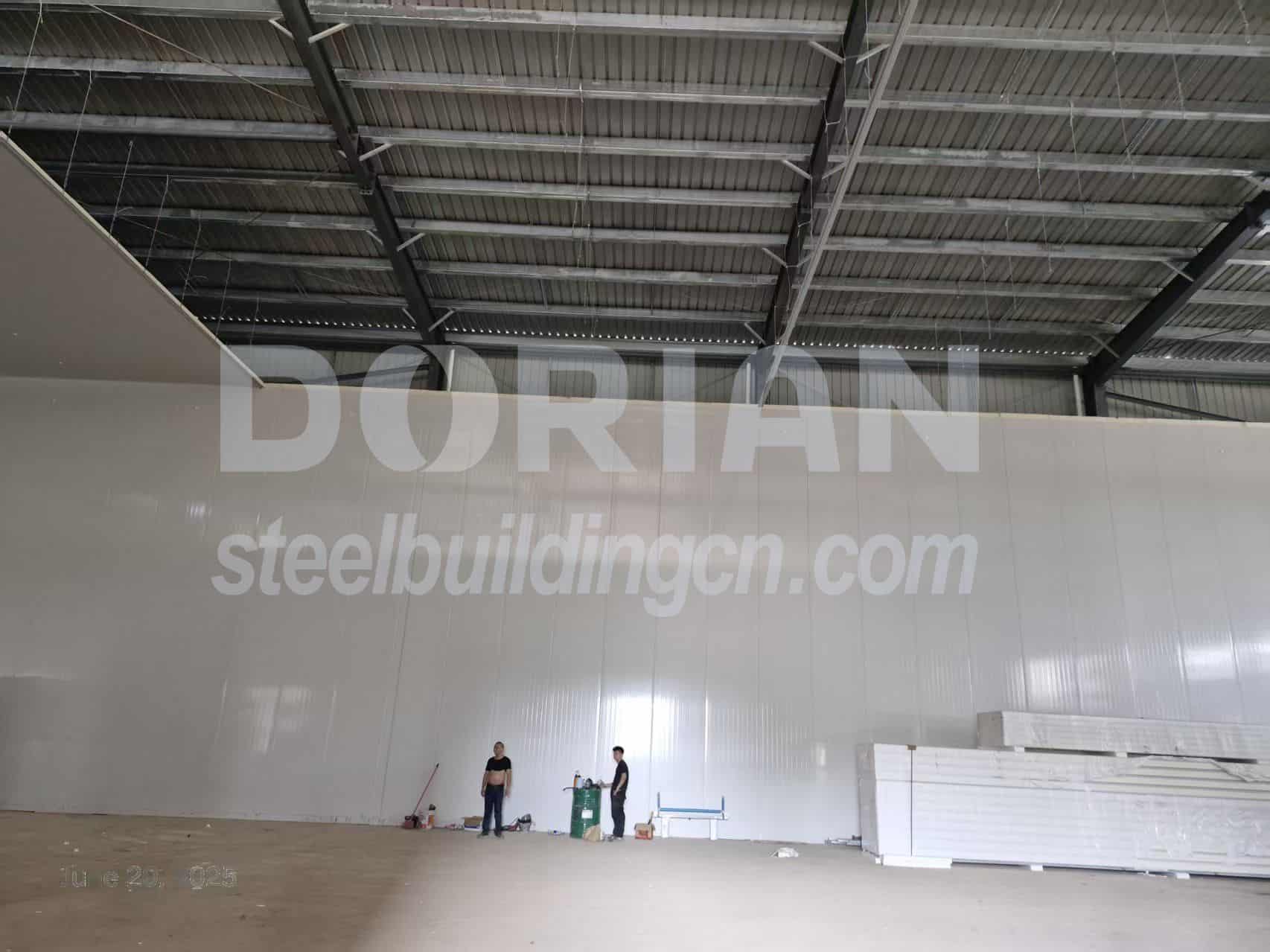 2610 Square Meters Steel Structure Cold Storage in Thailand 07