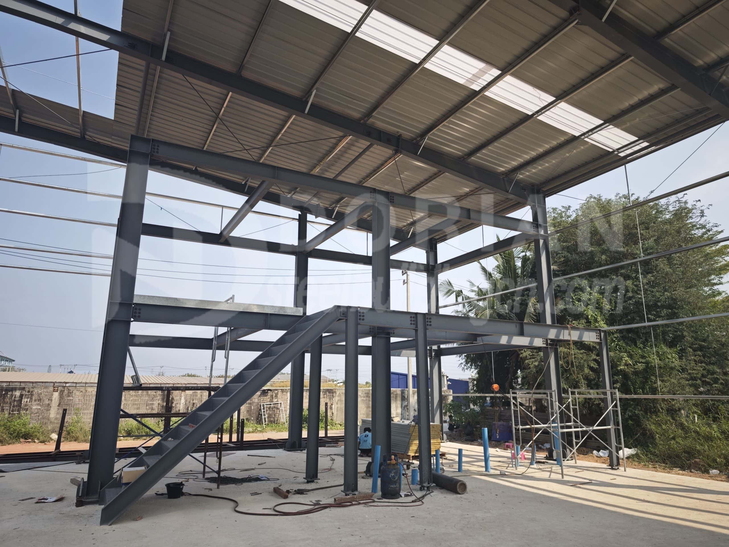 736 Square Meter Steel Structure Warehouse in Thailand 4