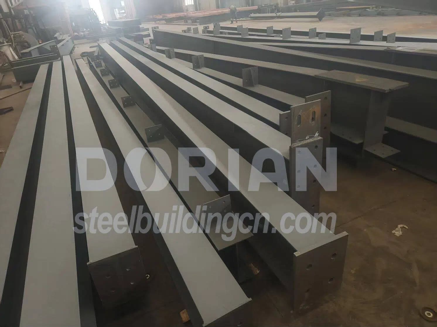 20X70X10m Steel Structure Project Has Finished Production And Waiting For Delivery 003