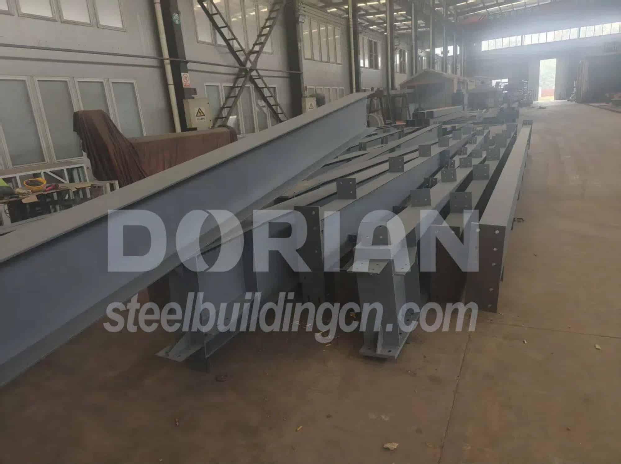20X70X10m Steel Structure Project Has Finished Production And Waiting For Delivery 004
