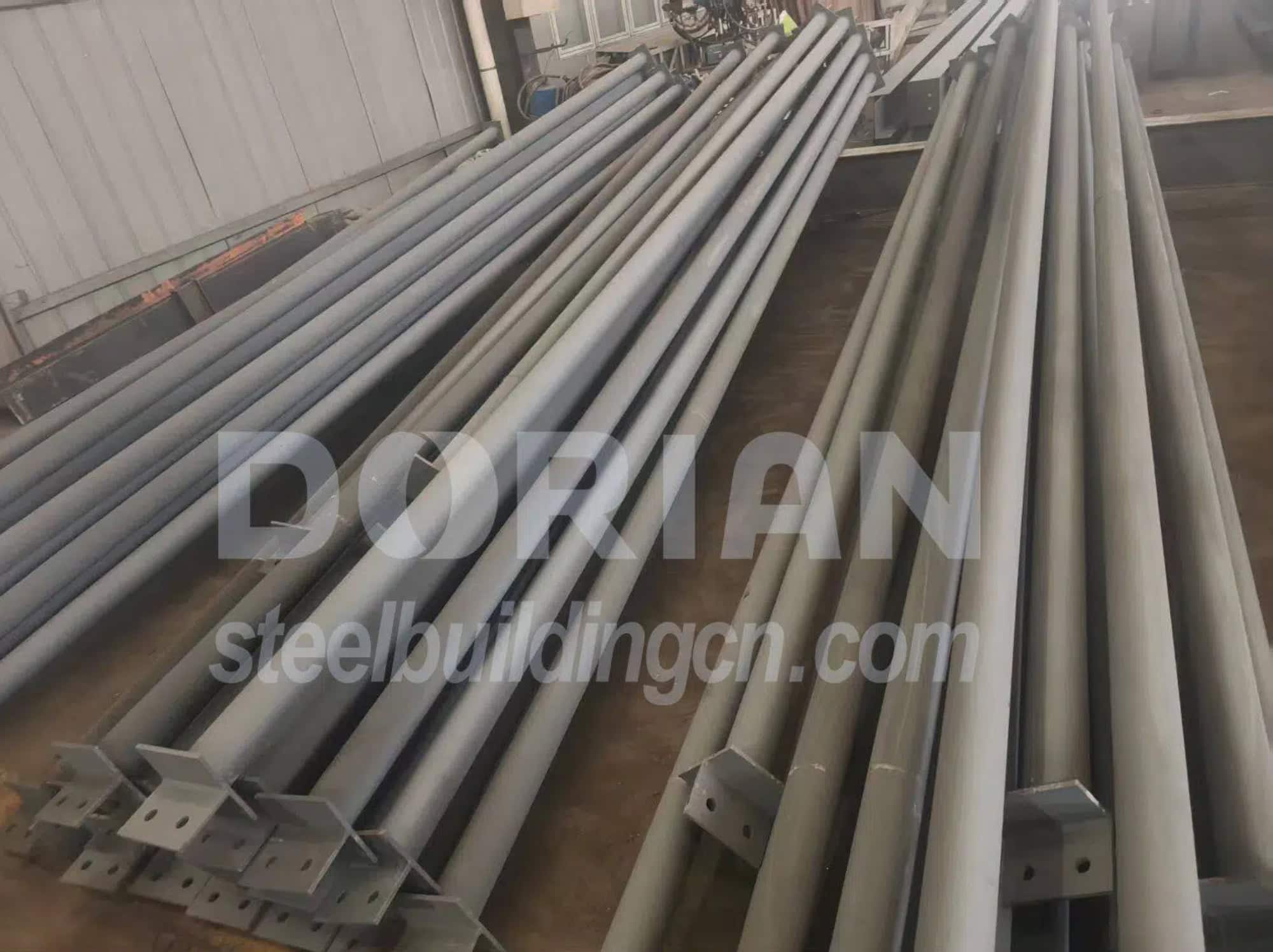 20X70X10m Steel Structure Project Has Finished Production And Waiting For Delivery 005
