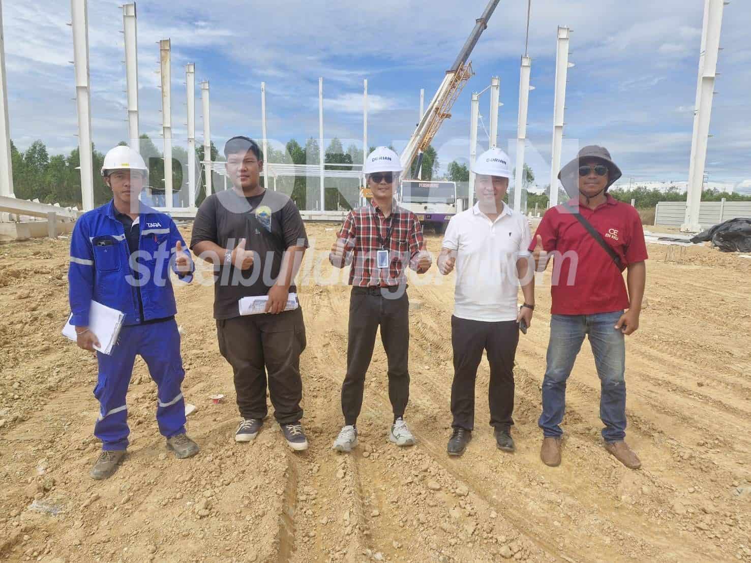 2,160 m² Steel Structure Plastic Factory in Thailand 13