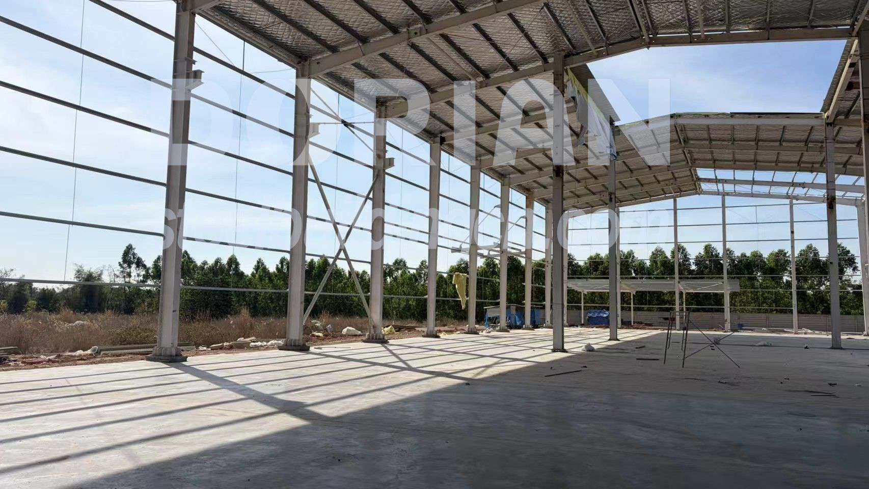 2,160 m² Steel Structure Plastic Factory in Thailand 18
