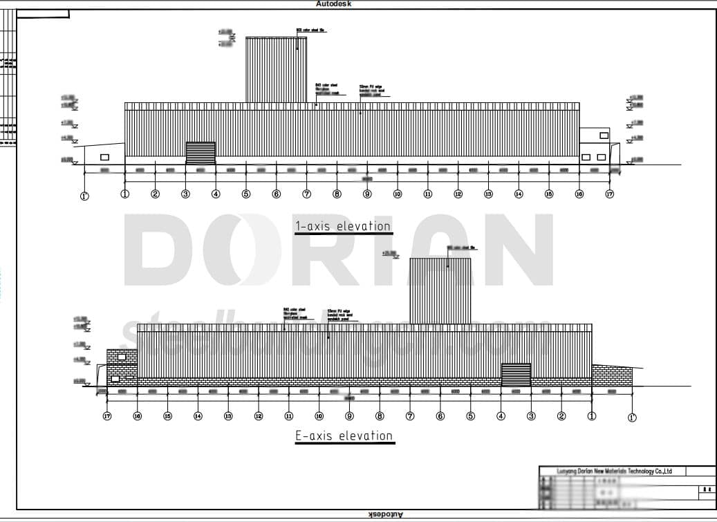 2,160 m² Steel Structure Plastic Factory in Thailand 3