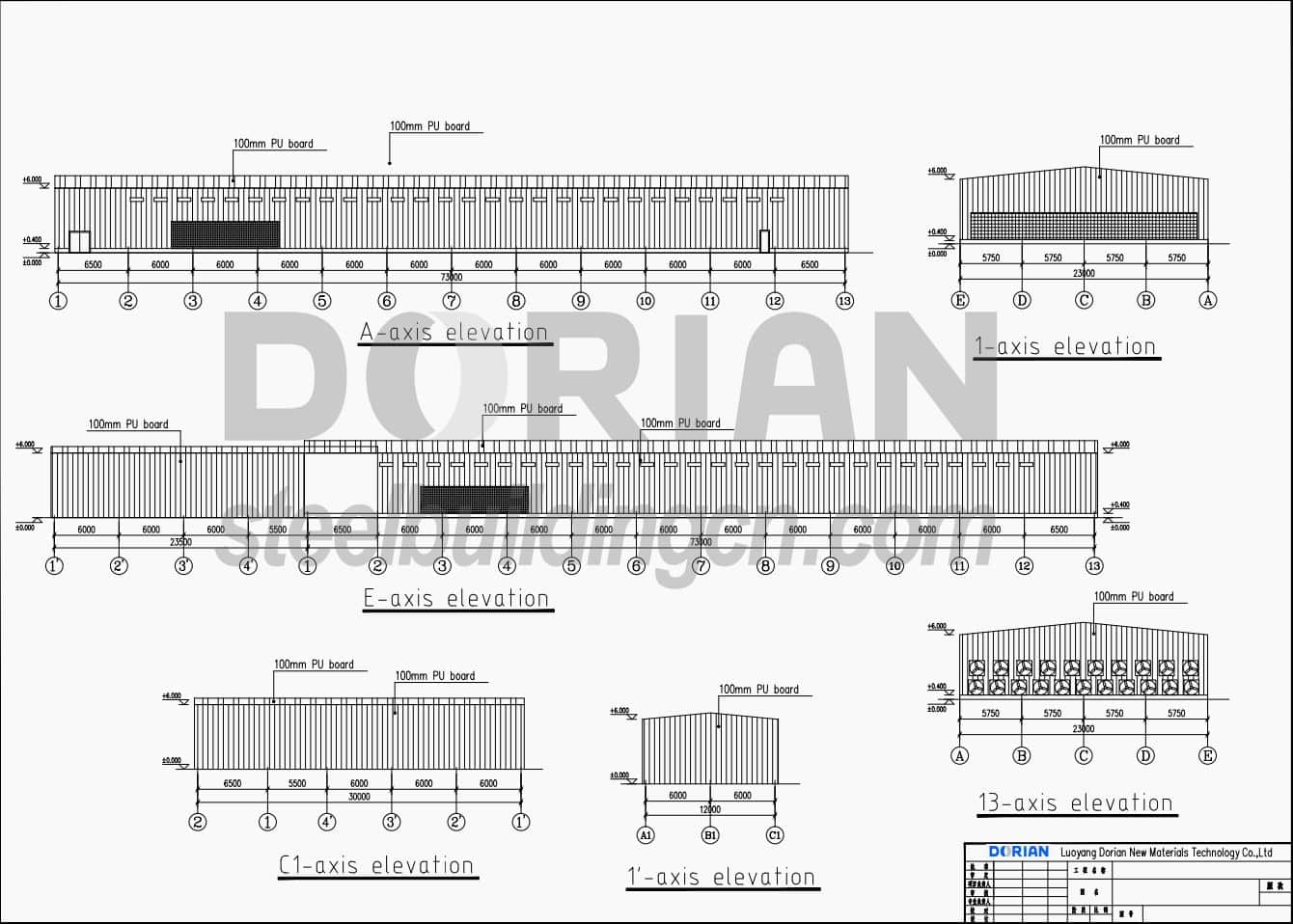 Steel Chicken House Structure