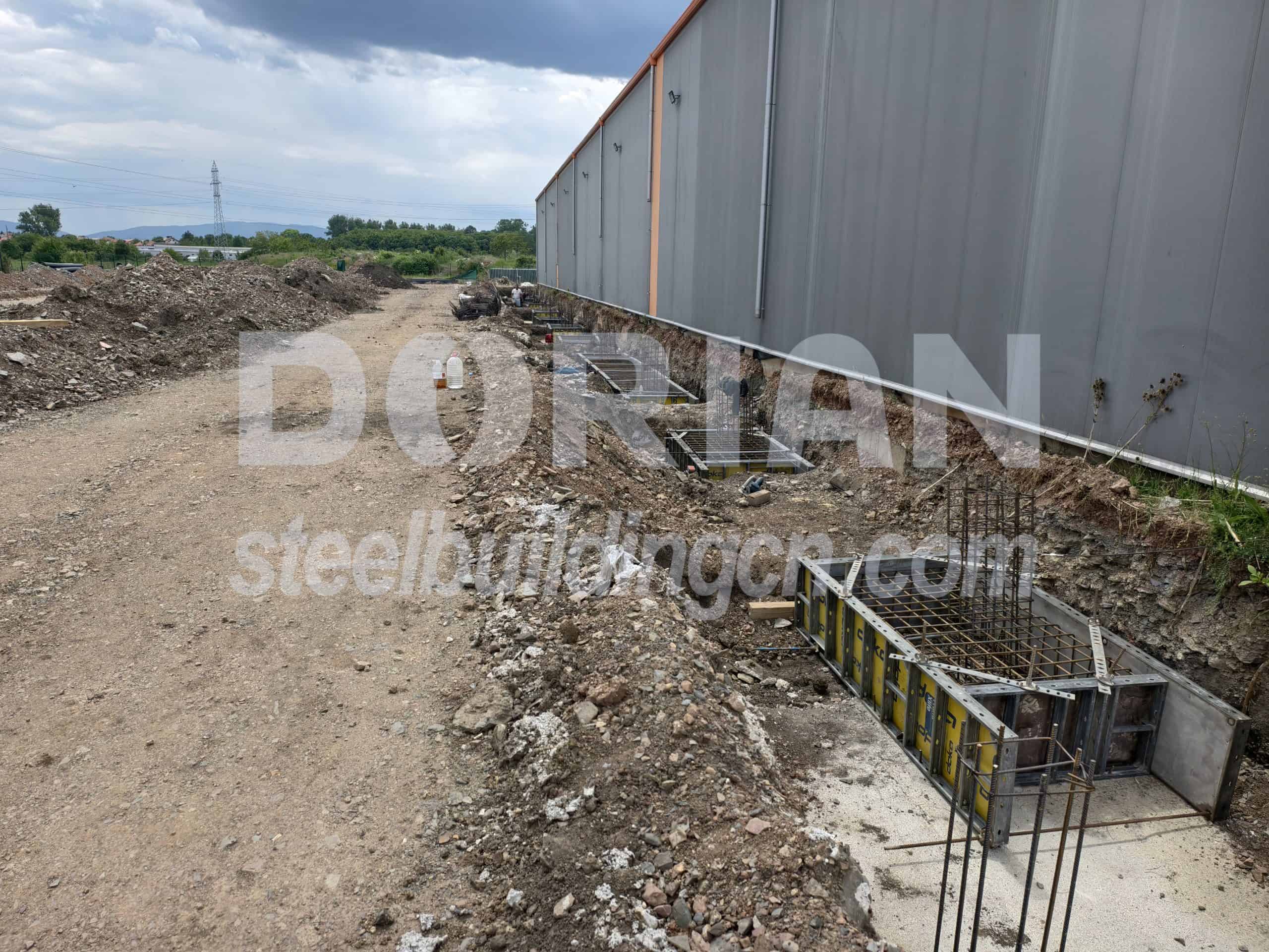 Steel Structure Construction Site