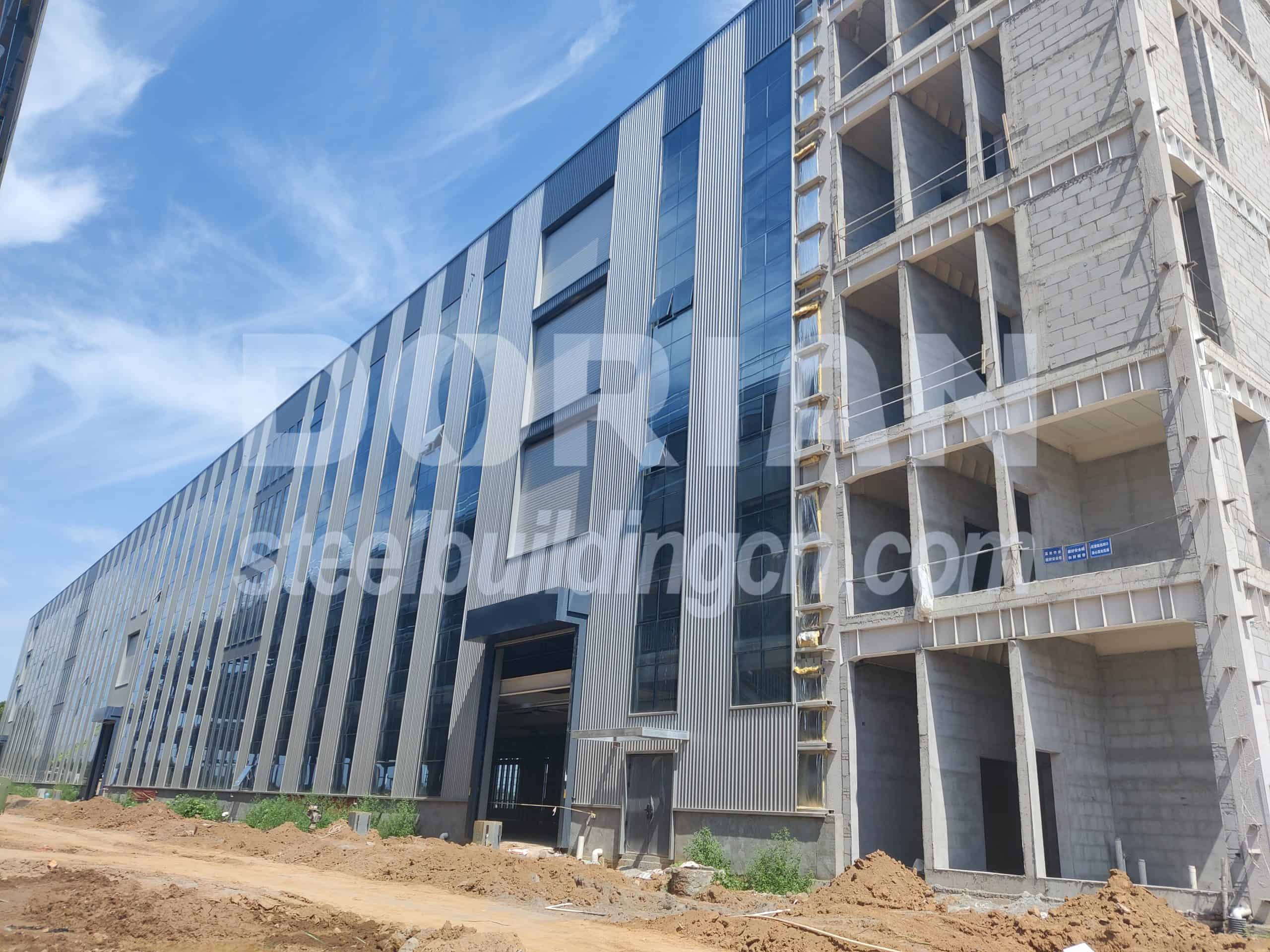 Modern Steel Office Building Construction