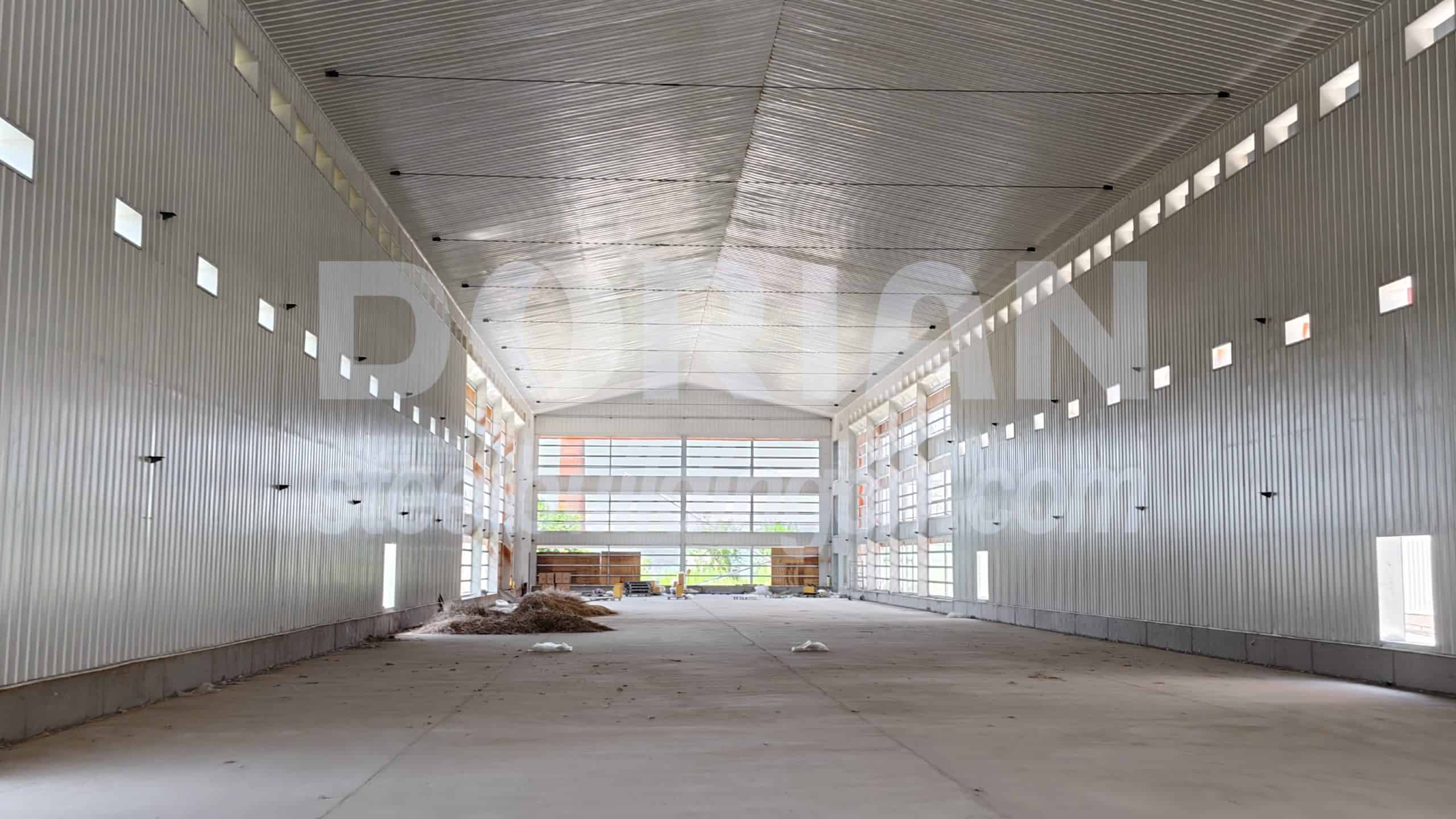 Spacious Industrial Warehouse Interior