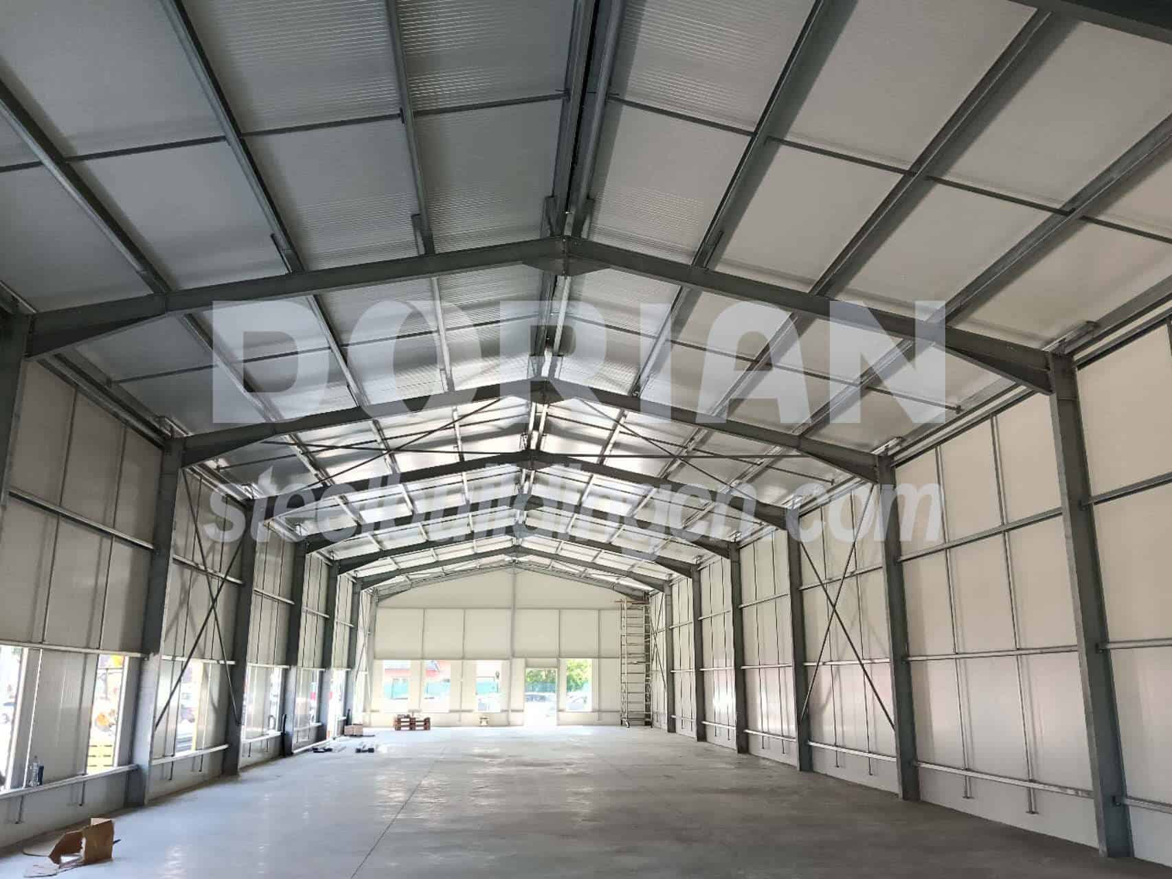 Steel Structure Warehouse in Bulgaria