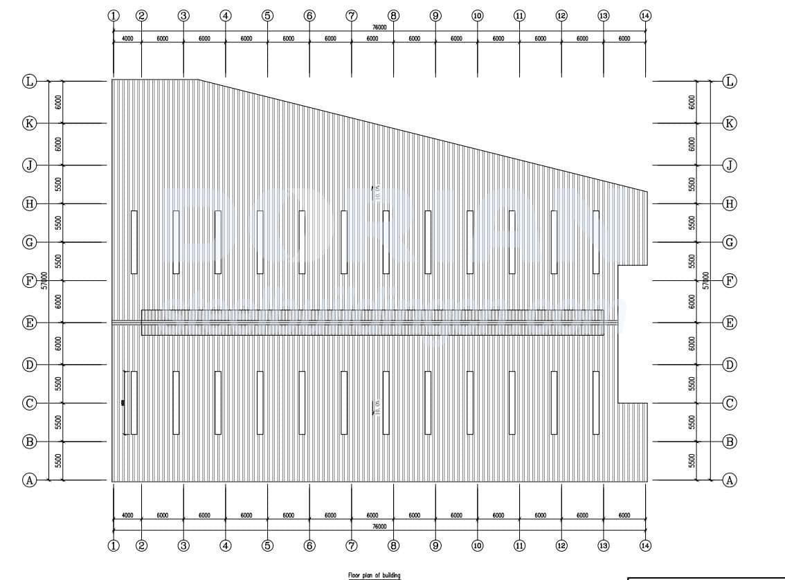 Steel Structure Warehouse Blueprint