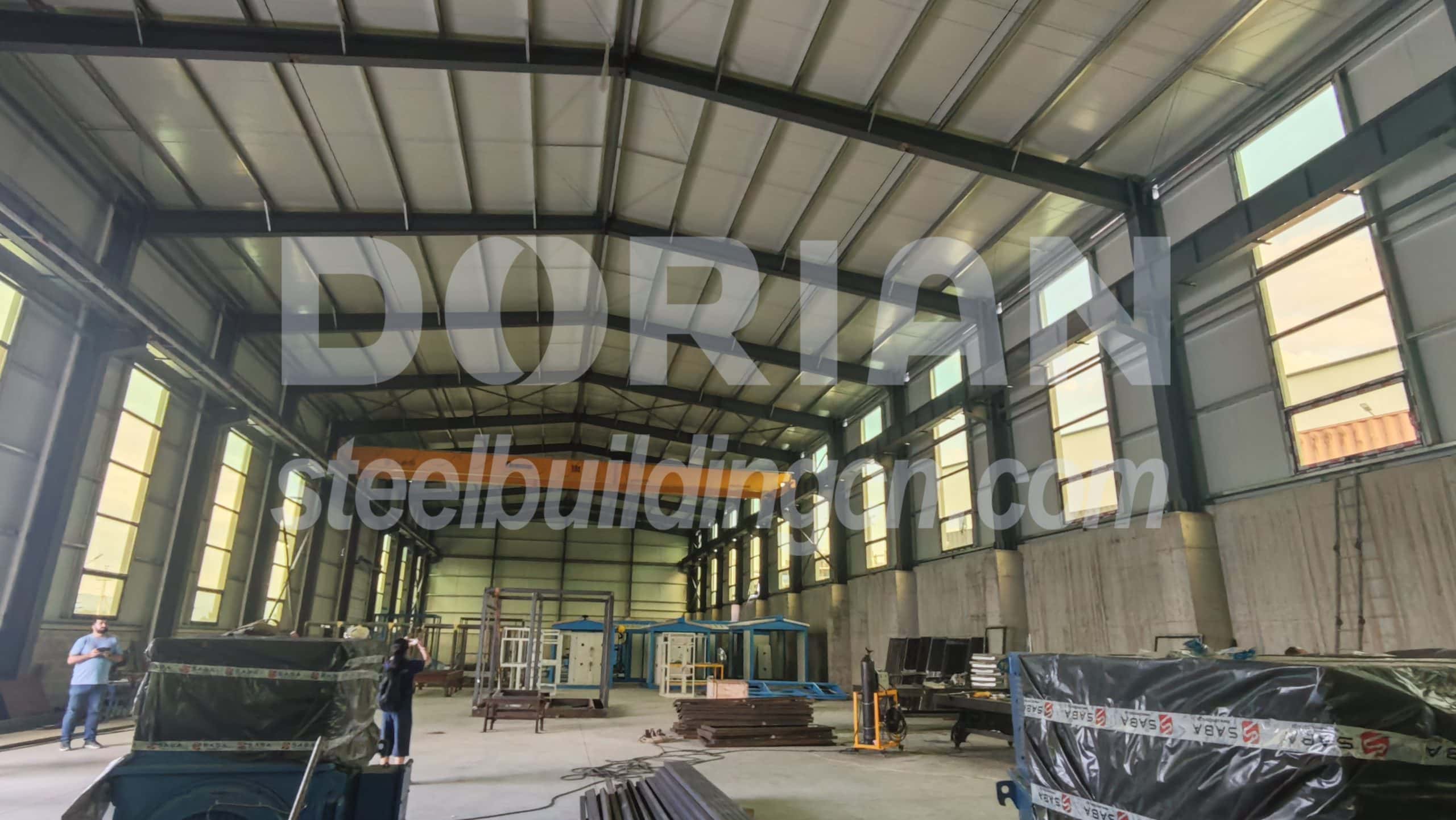 Steel Structure Workshop with Crane