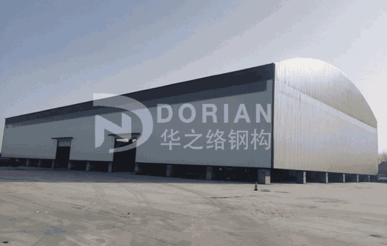4050 Square Meters Truss Steel Structure Workshop In China 1