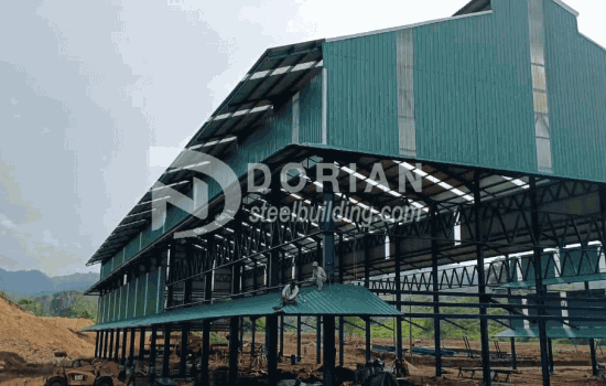 3,000 Square Meters Steel Warehouse In Puerto Quetzal Guatemala 7