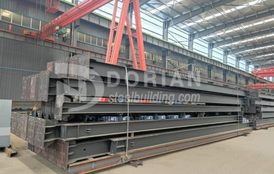 1000 Square Meter Hot Dipped Galvanized Steel Structure Warehouse In Germany 6