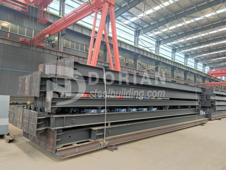 1000 Square Meter Hot Dipped Galvanized Steel Structure Warehouse In Germany 6