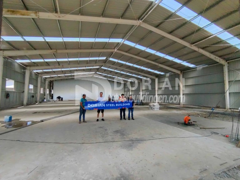 4250 Square Meters Steel Warehouse In Cabiao Philippines 1-min