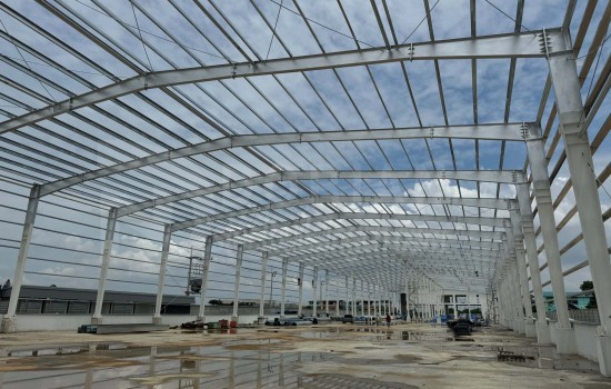 8064 Square Meter Steel Structure Workshop Project In Thailand 1
