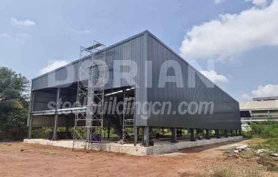 736 Square Meter Steel Structure Warehouse in Thailand 00