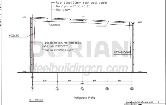 20X70X10m Steel Structure Project Has Finished Production And Waiting For Delivery 02